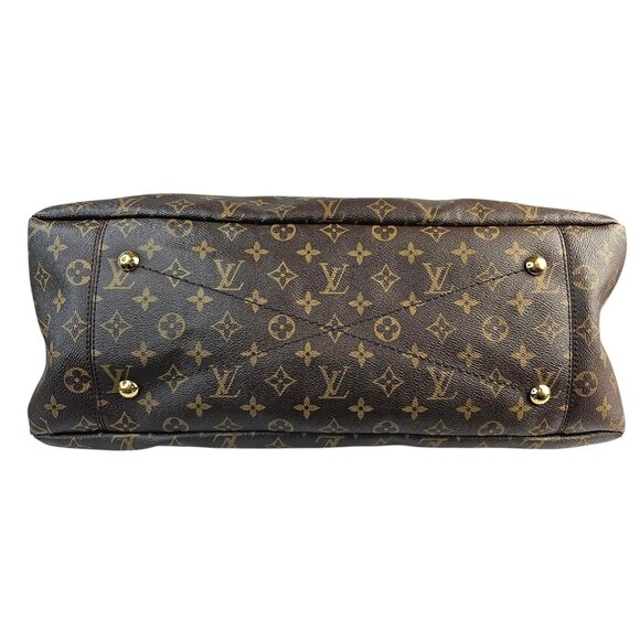 LOUIS VUITTON Artsy GM Shoulder Bag Large Monogram Woven Handle Leather Tote LV - Picture 8 of 16